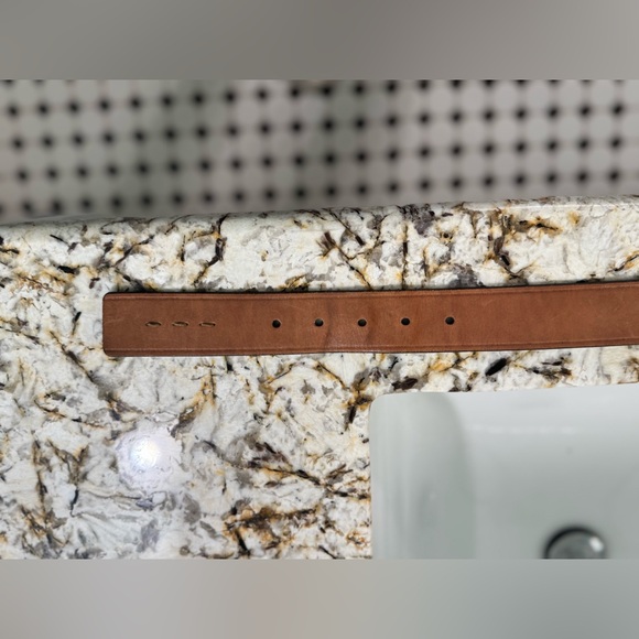 Marc New York Tan Leather Belt - Picture 7 of 13